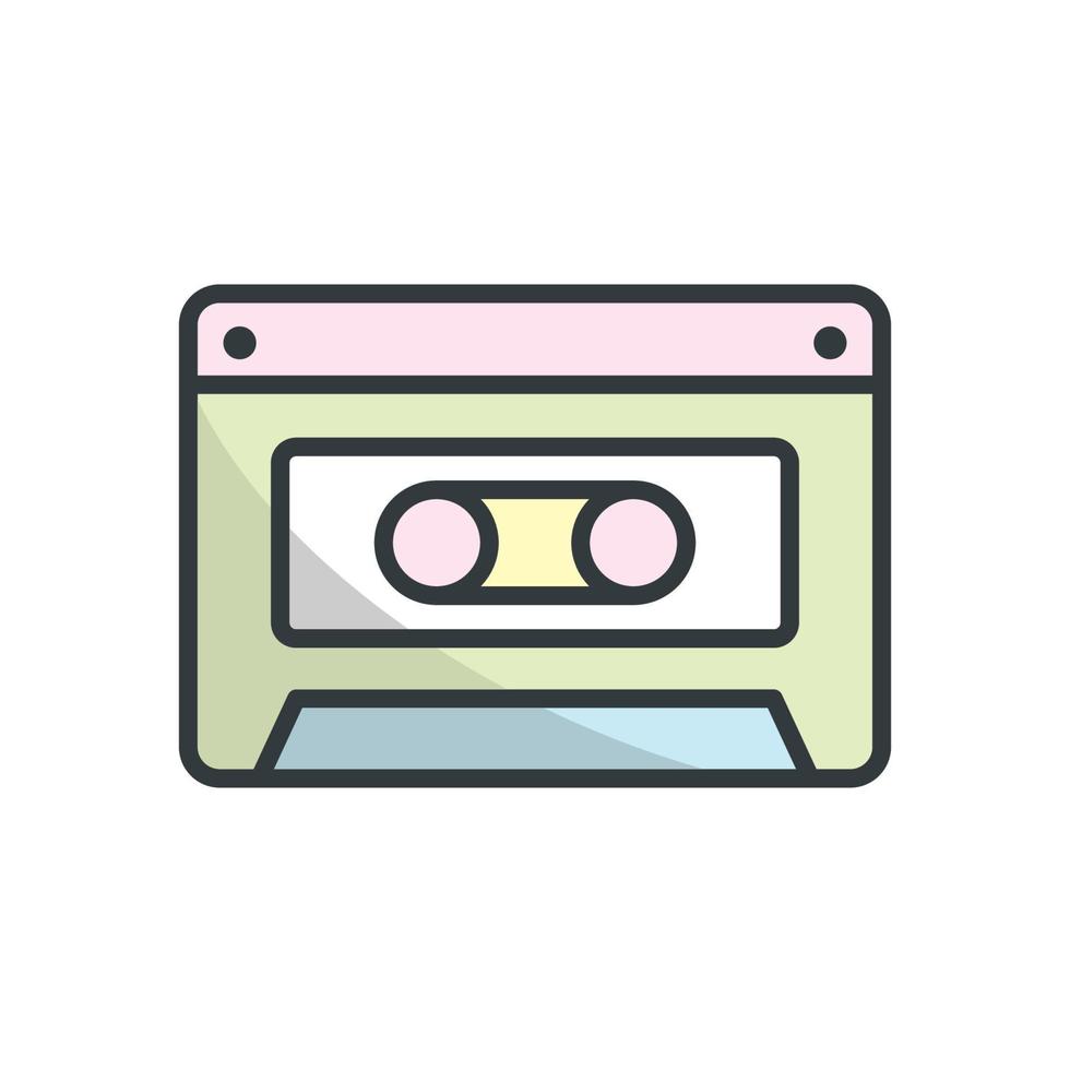 cassette plakband icoon vector ontwerp Sjablonen