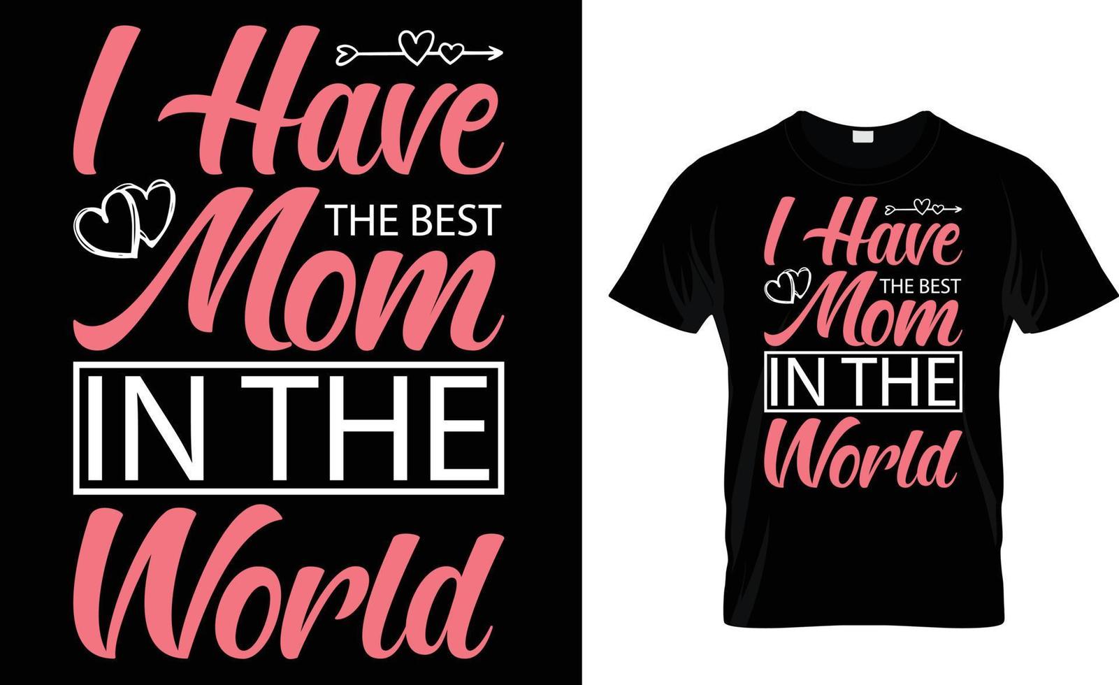 moeders dag typografie t-shirt ontwerp vector