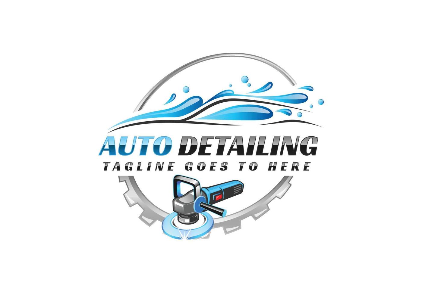 auto detaillering logo auto detaillering logo auto Pools logo auto onderhoud logo auto wassen logo auto schoonmaak logo vector