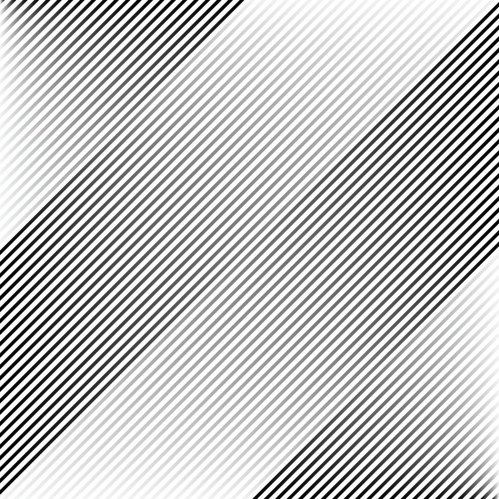 abstract zwart en wit helling streep Rechtdoor lijn patroon vector. vector