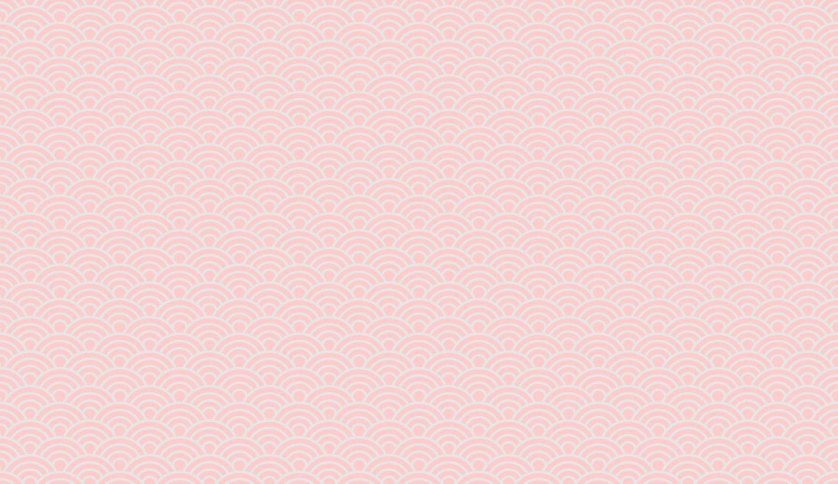 naadloos roze achtergrond met meetkundig ronde patroon. oosters Chinese patroon ontwerp. vector