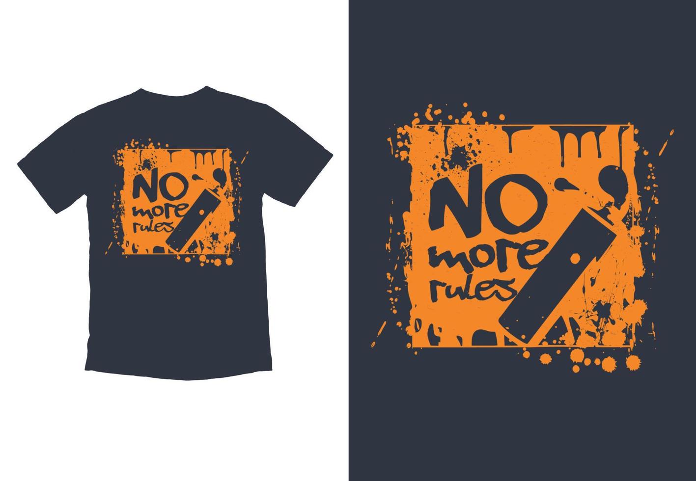 t-shirt afdrukken met leuze Nee meer drugs. vector illustratie.