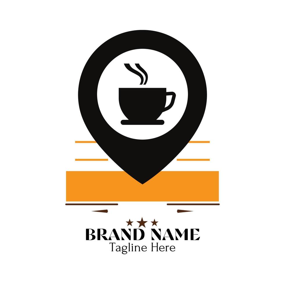 coffeeshop logo vector ontwerp illustratie