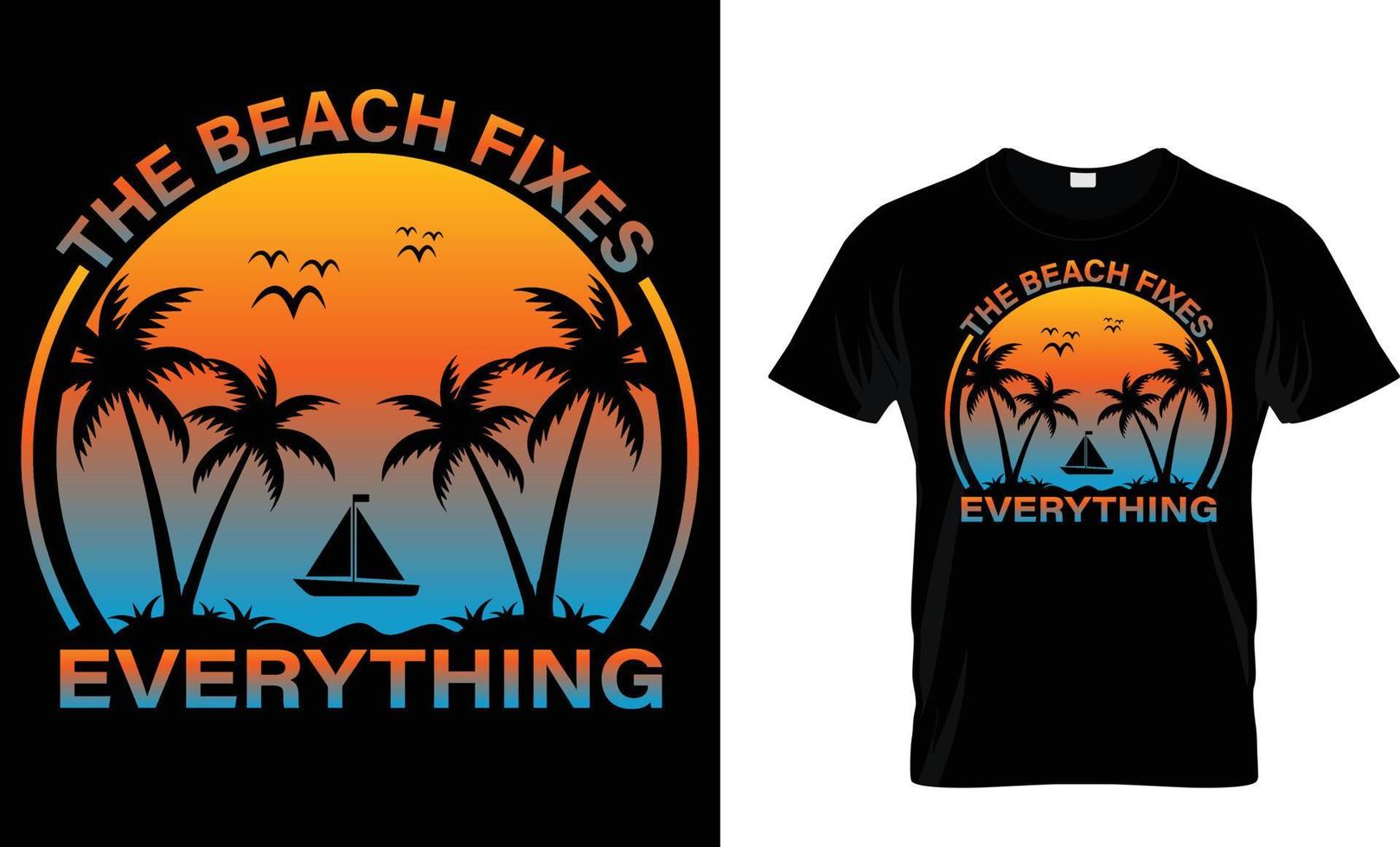 zomer, vakantie, typografie, surfing t-shirt ontwerp vector