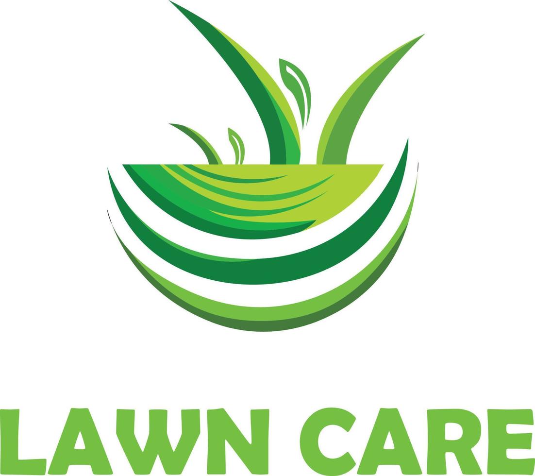 gazon zorg gras logo vector het dossier