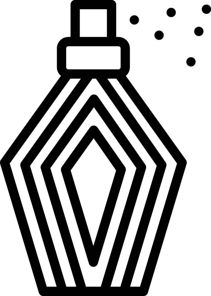 lijnpictogram voor parfums vector