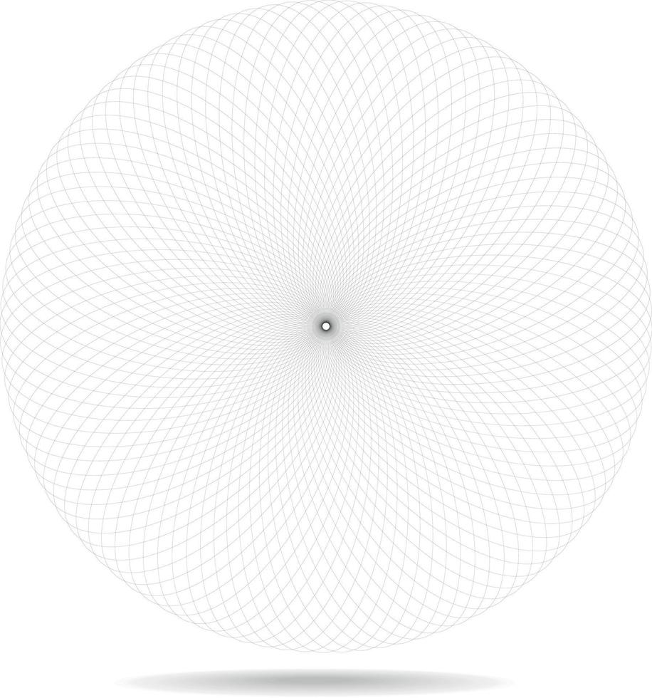 vector beeld van een meetkundig element met herhalende patroon