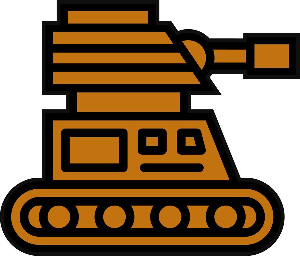 leger tank vector icoon ontwerp