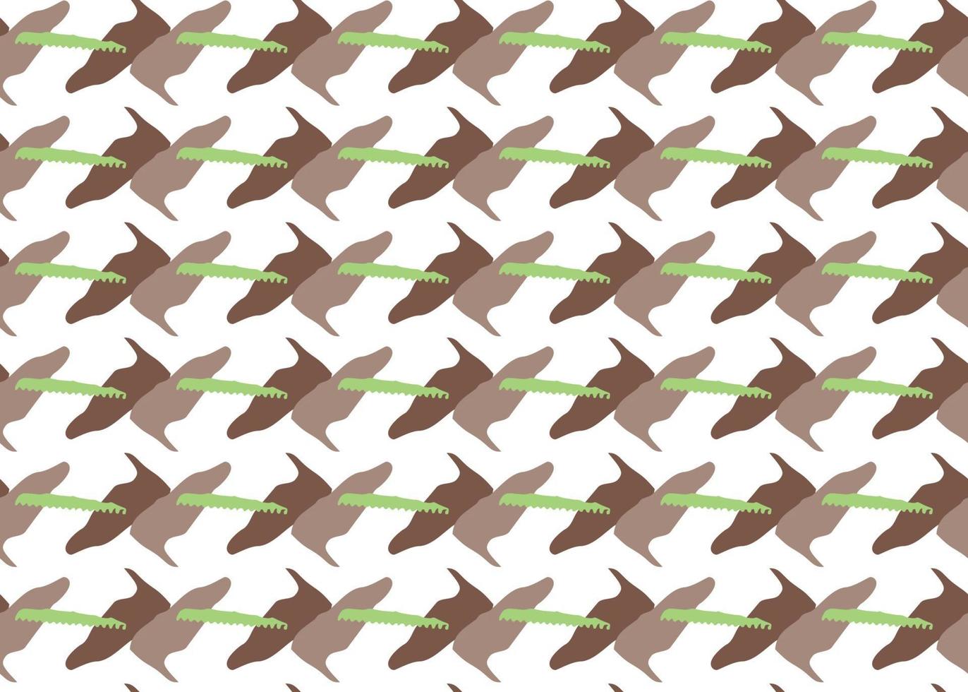 vector textuur achtergrond, naadloze patroon. hand getrokken, bruine, groene, witte kleuren.