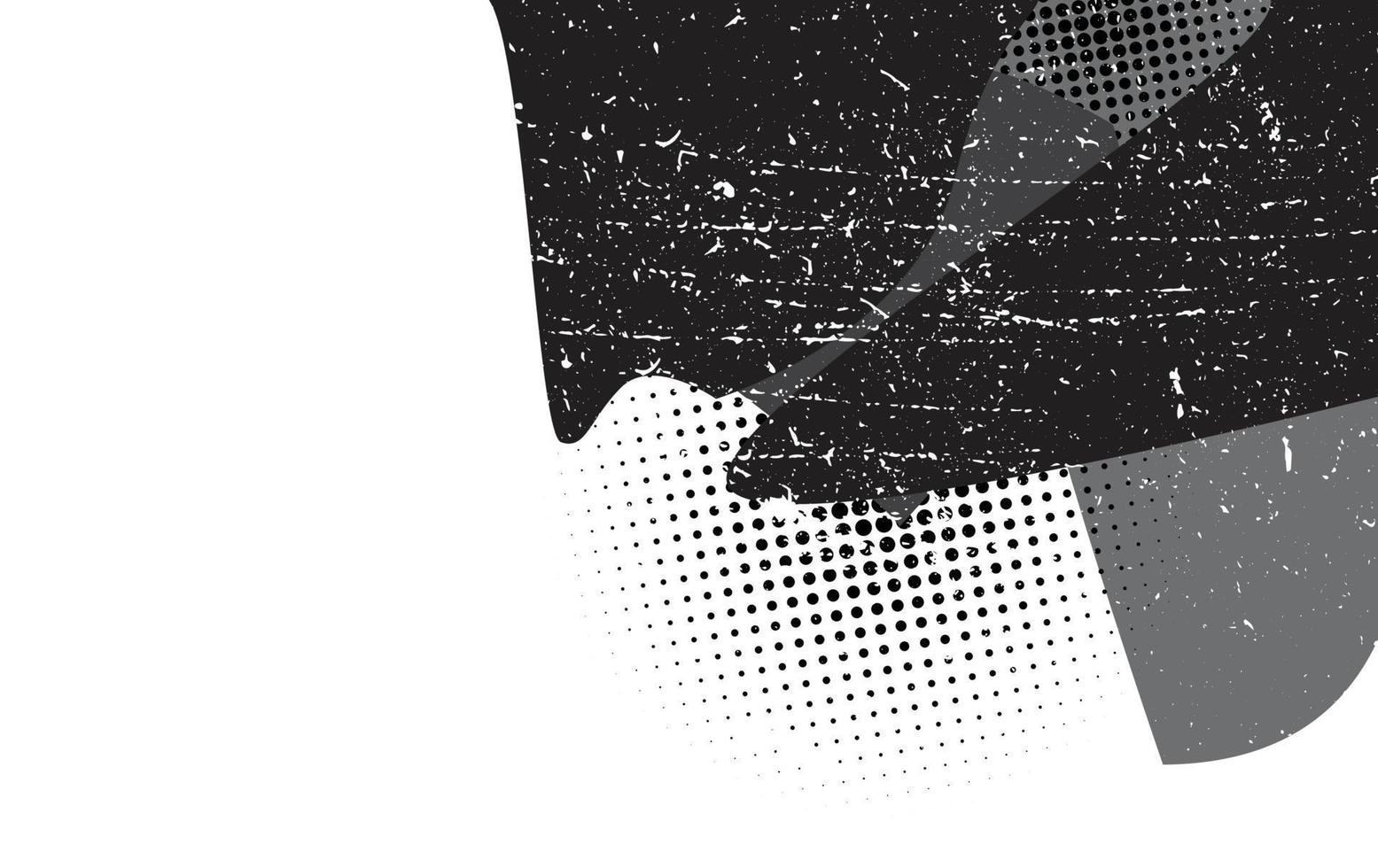 zwart en wit abstract achtergrond. verontrust bedekking textuur. grunge achtergrond. abstract halftone vector illustratie