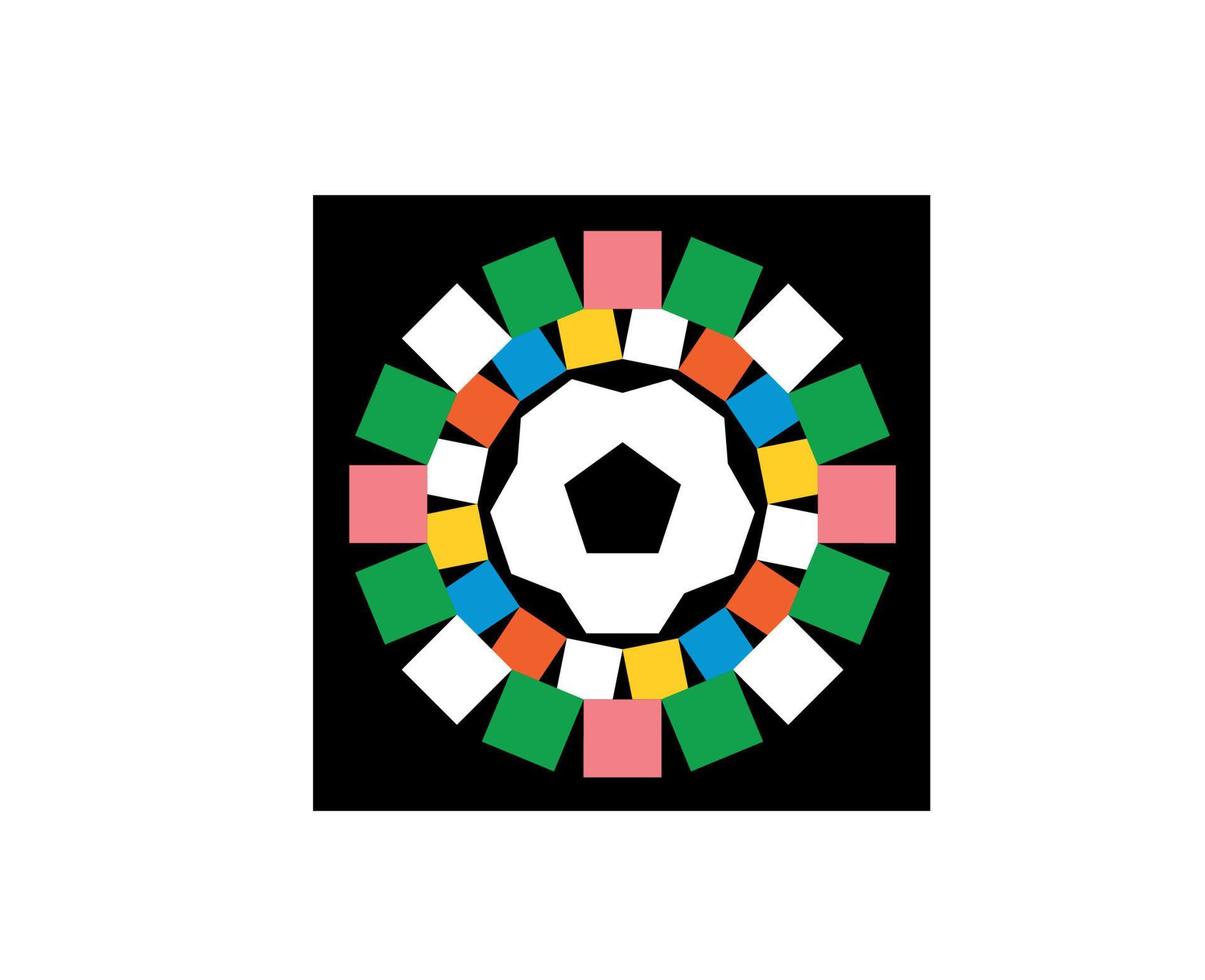 fifa vrouwen wereld kop australie nieuw Zeeland 2023 officieel logo abstract kampioen symbool ontwerp vector illustratie