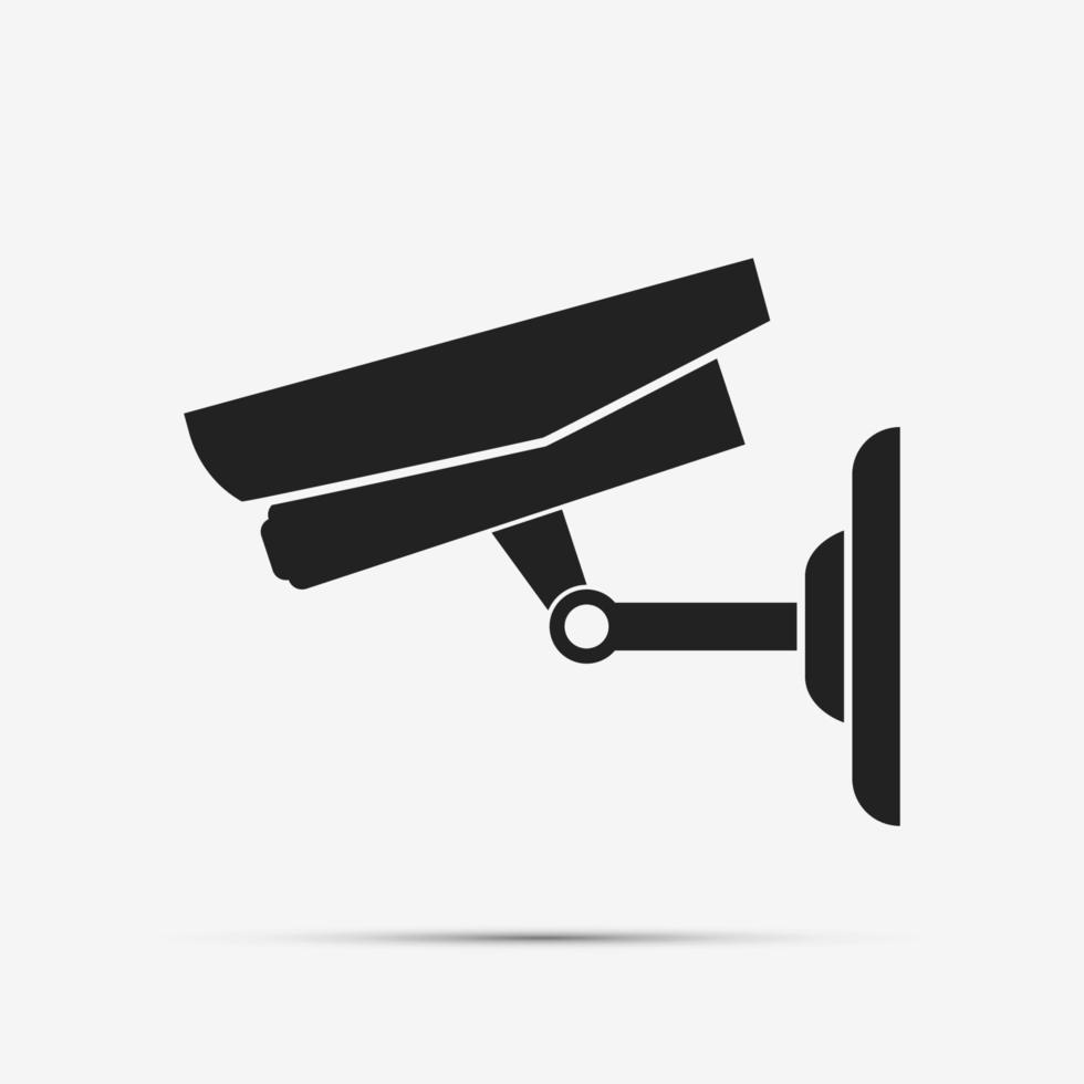 cctv camera geïsoleerd op een witte achtergrond. vector illustratie