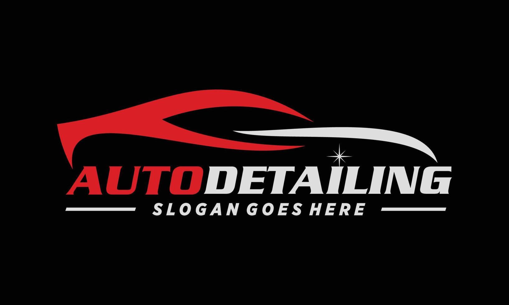 auto, auto, auto detaillering logo vector