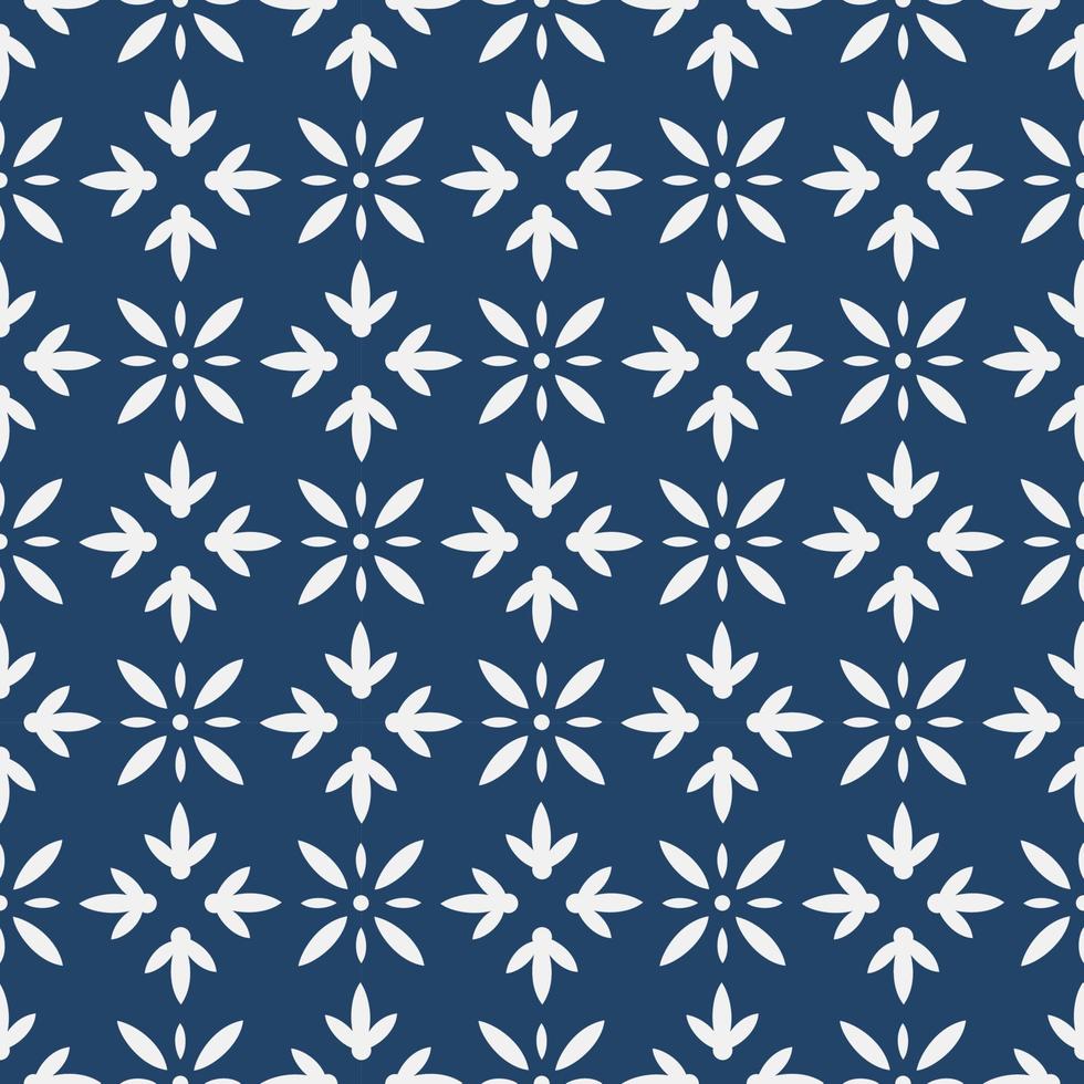 Nederlands indigo patroon vector