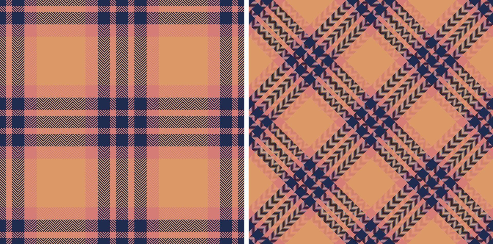 plaid kleding stof textuur. textiel Schotse ruit vector. achtergrond controleren patroon naadloos. vector