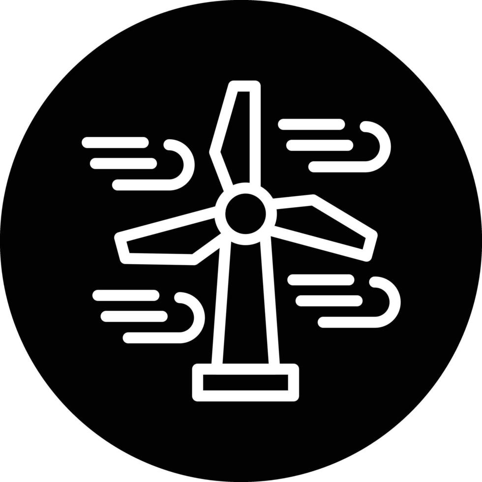 wind energie vector icoon ontwerp