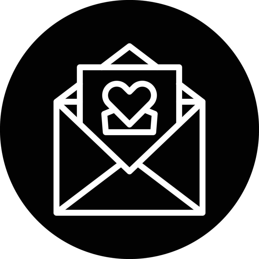 liefde brief vector icoon ontwerp