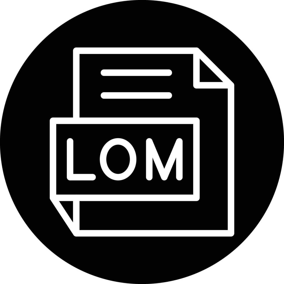 lom vector icoon ontwerp