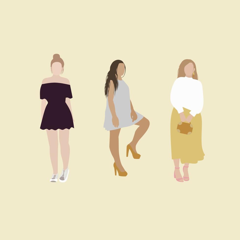 vrouwen vector illustratie