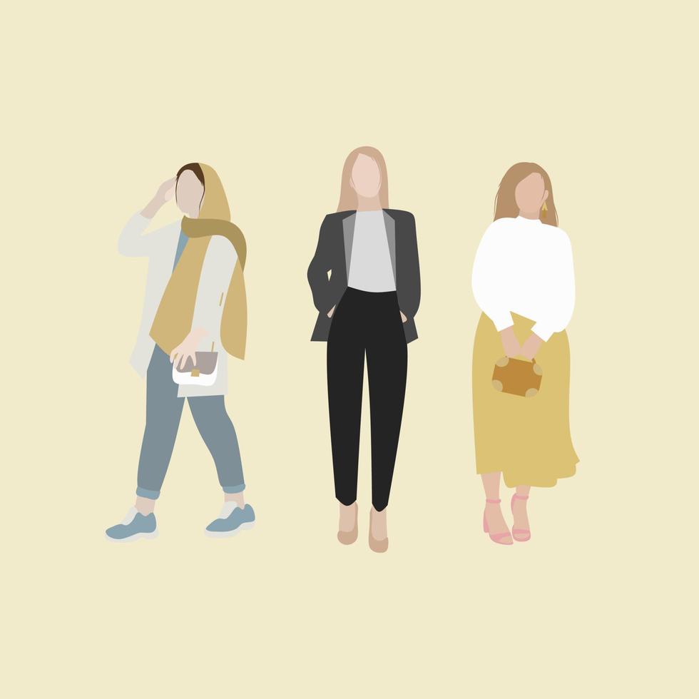 vrouwen vector illustratie