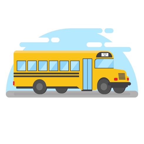 Schoolbus vectorillustratie vector