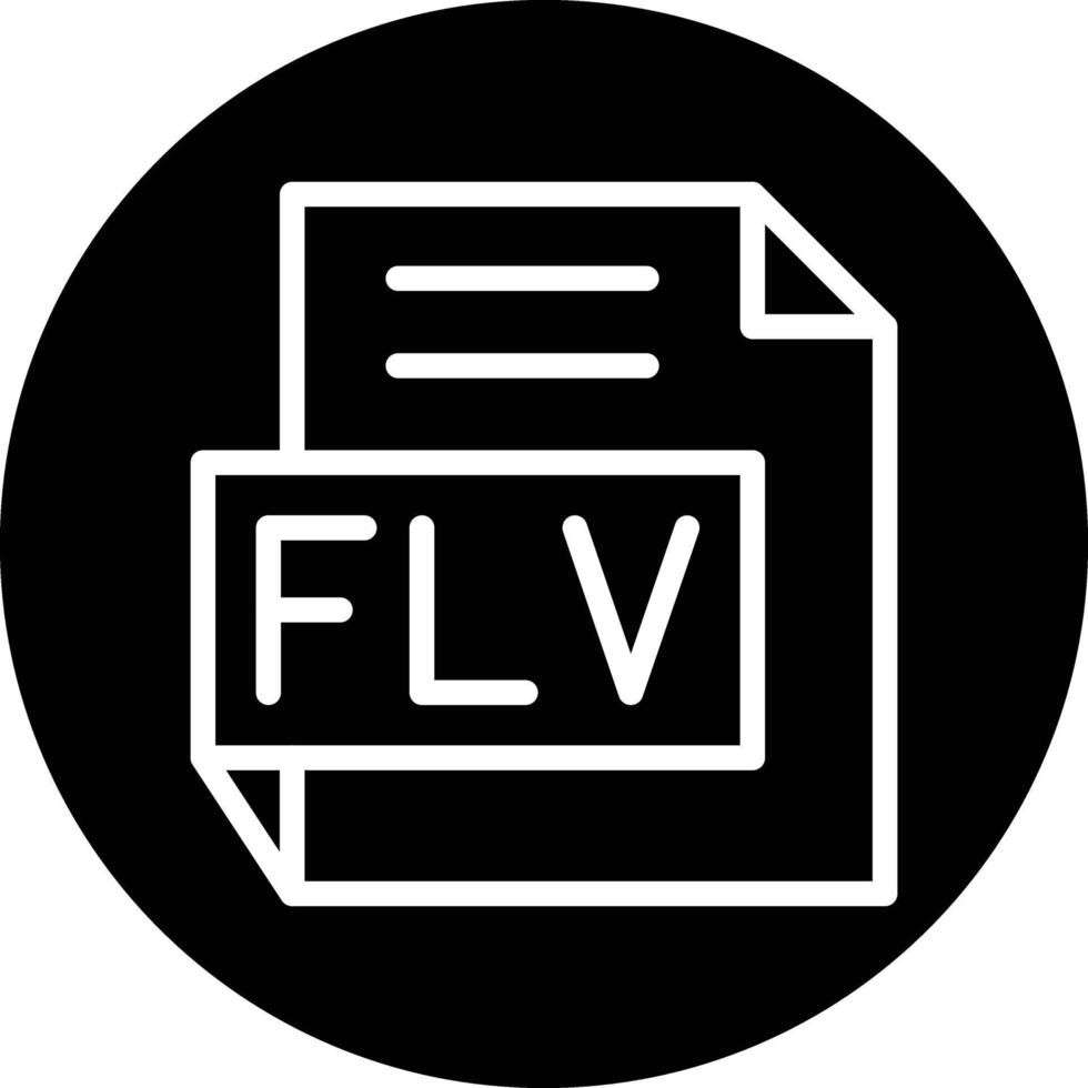flv vector icoon ontwerp