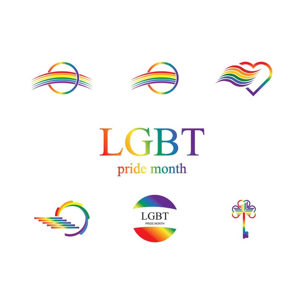 lgbt logo en symbool vector