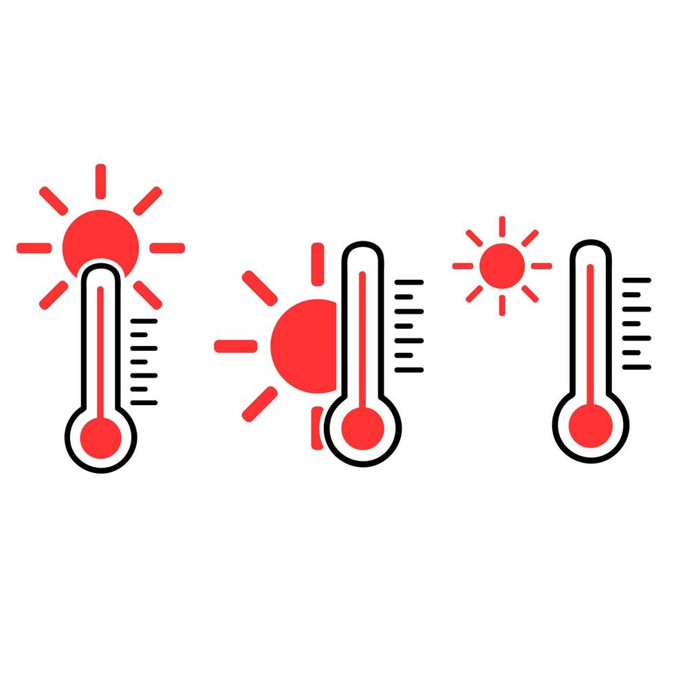 heet icoon vector. warmte illustratie teken. thermometer symbool. temperatuur logo. vector