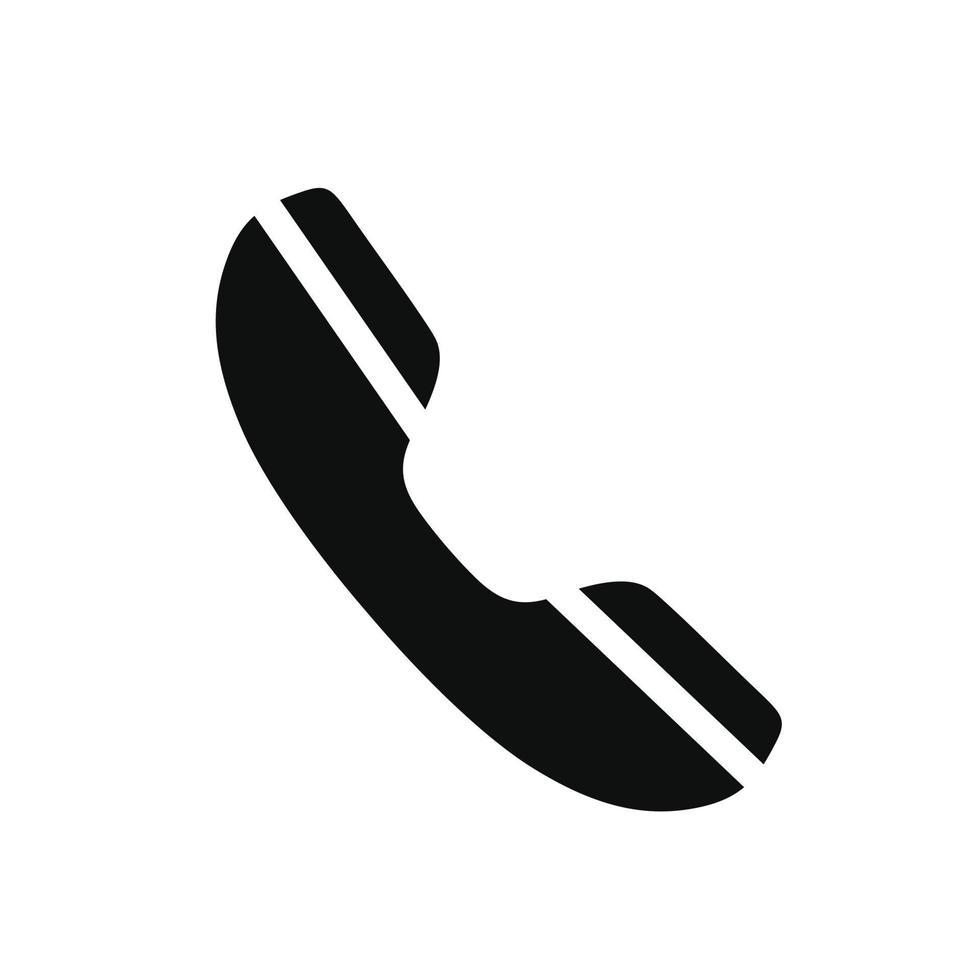 telefoontje telefoon icoon geïsoleerd Aan wit achtergrond vector