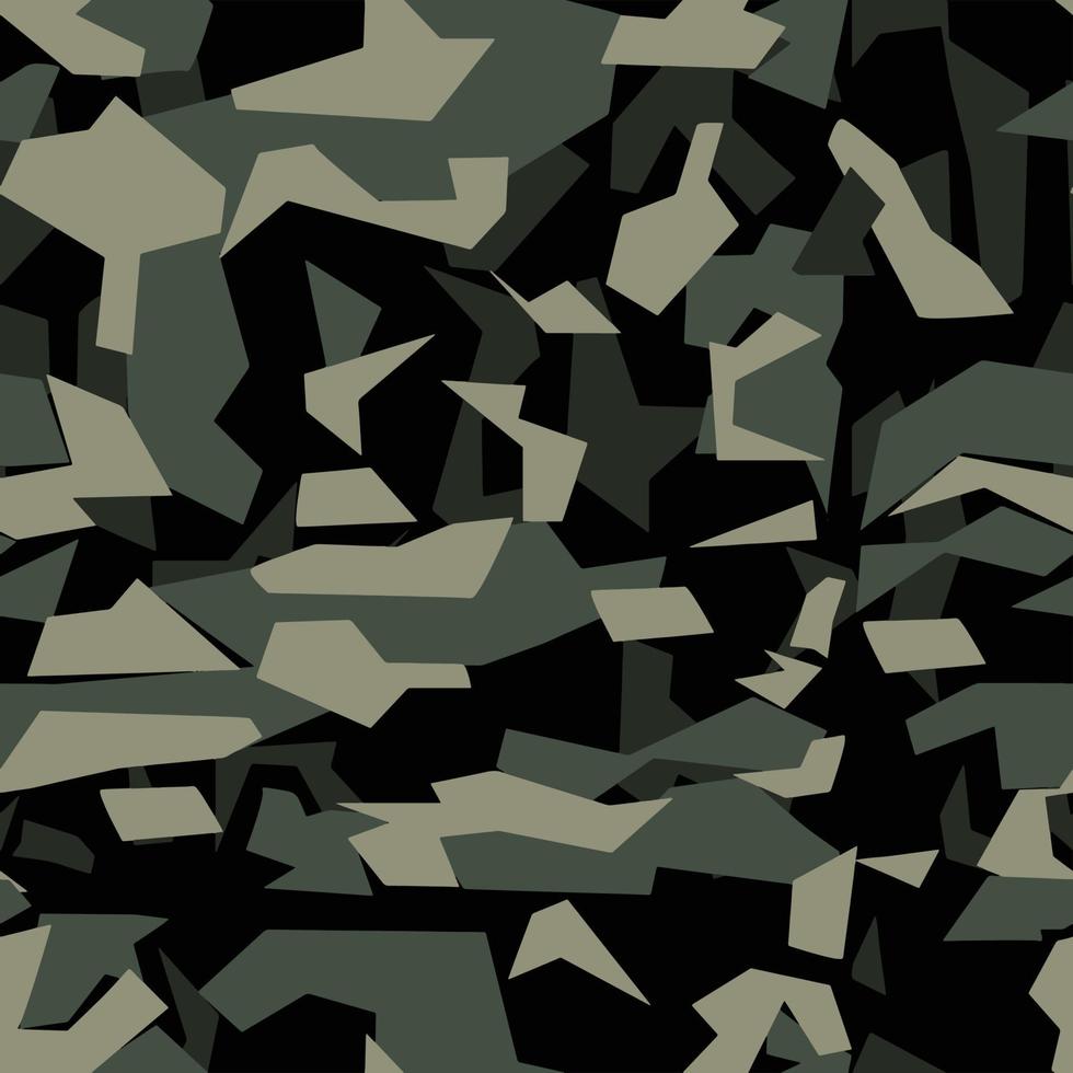 modern camouflage leger stijl naadloos patroon vector