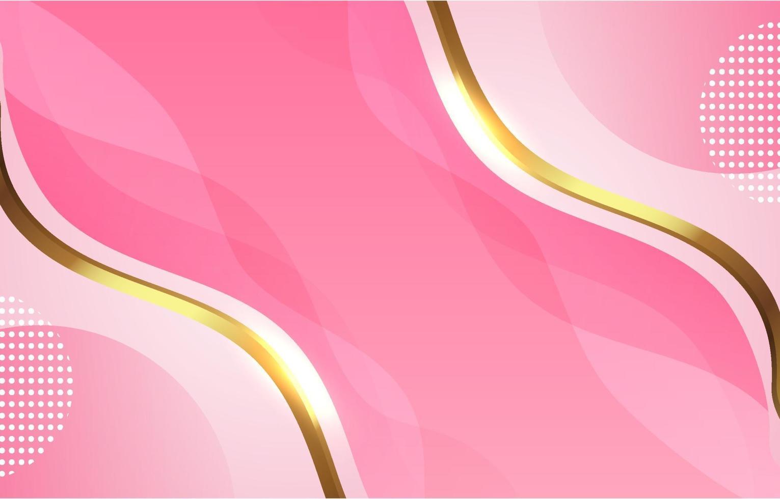 roze en gouden gradiëntachtergrond vector