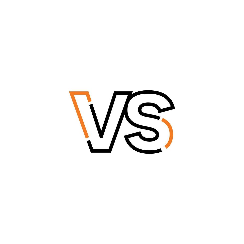 abstract brief vs logo ontwerp met lijn verbinding voor technologie en digitaal bedrijf bedrijf. vector