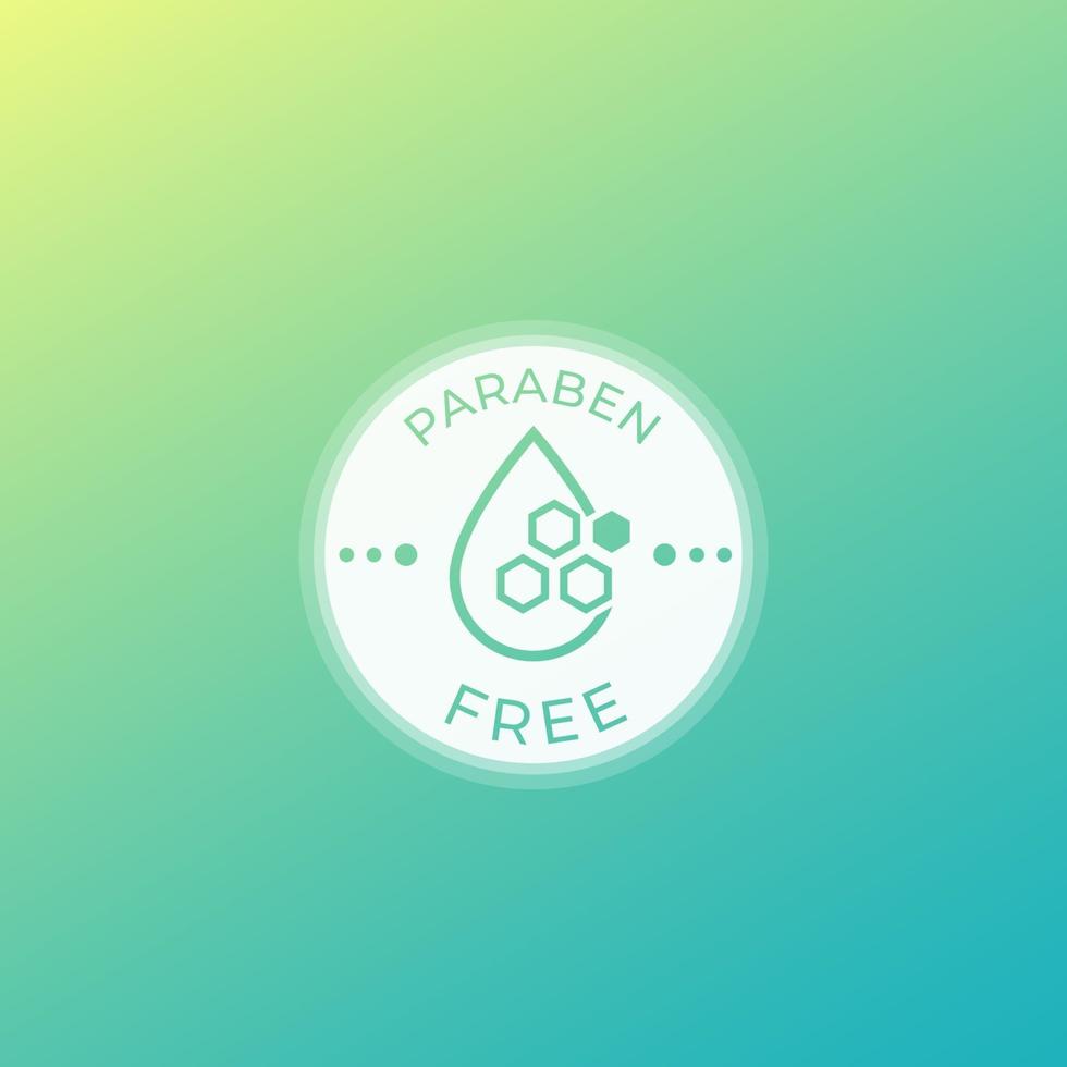 parabenen gratis badge of label vector