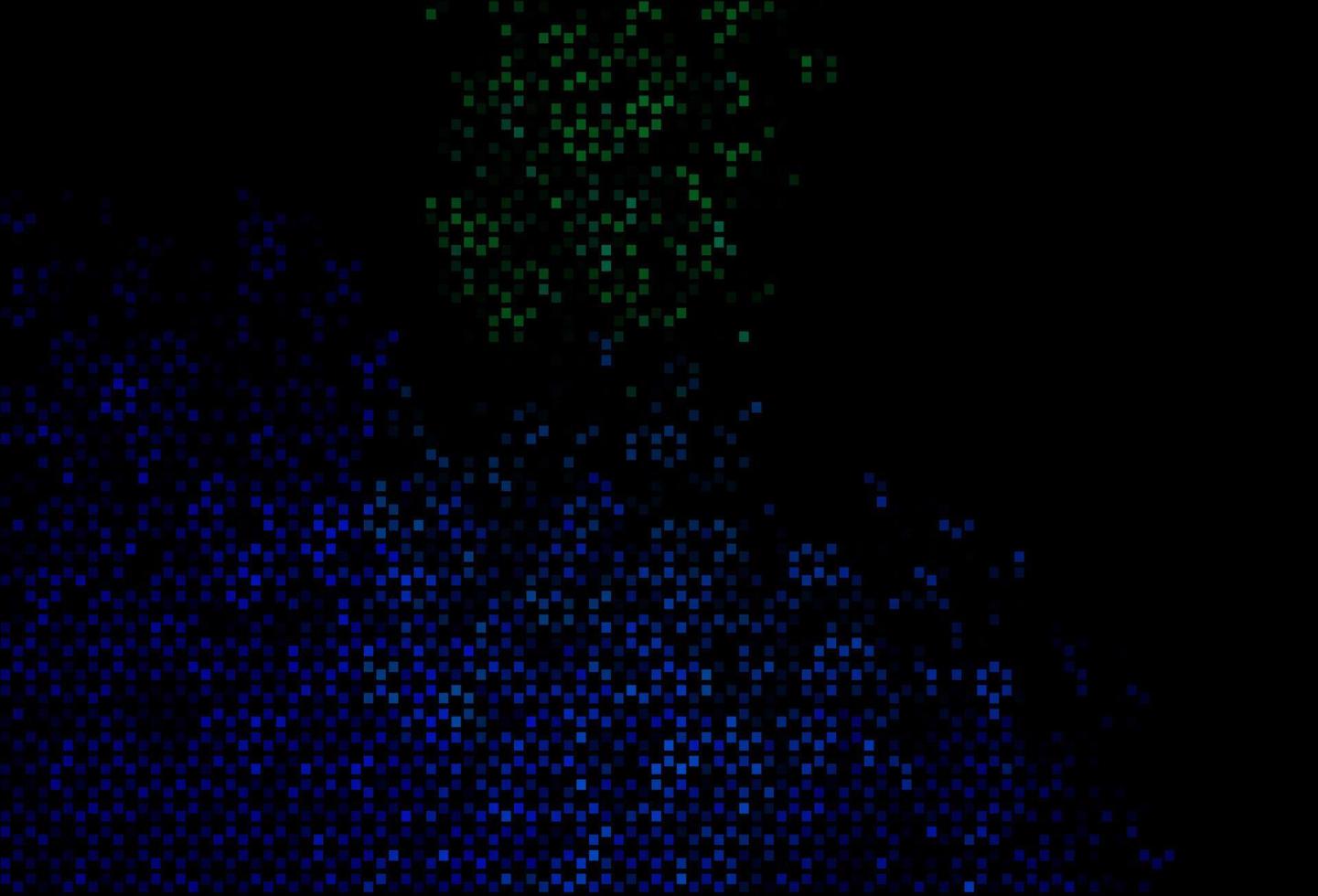 donkerblauwe, groene vectortextuur met rechthoekige stijl. vector