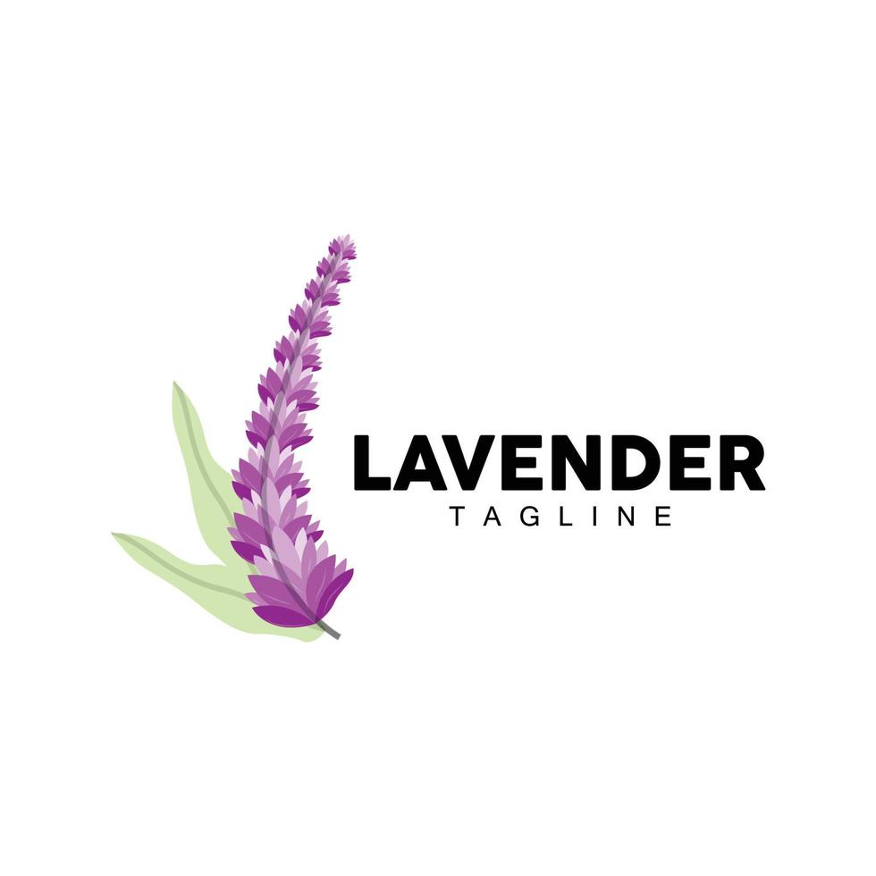 lavendel logo, hand- getrokken bruiloft fabriek ontwerp, landbouw vector, symbool illustratie sjabloon icoon vector