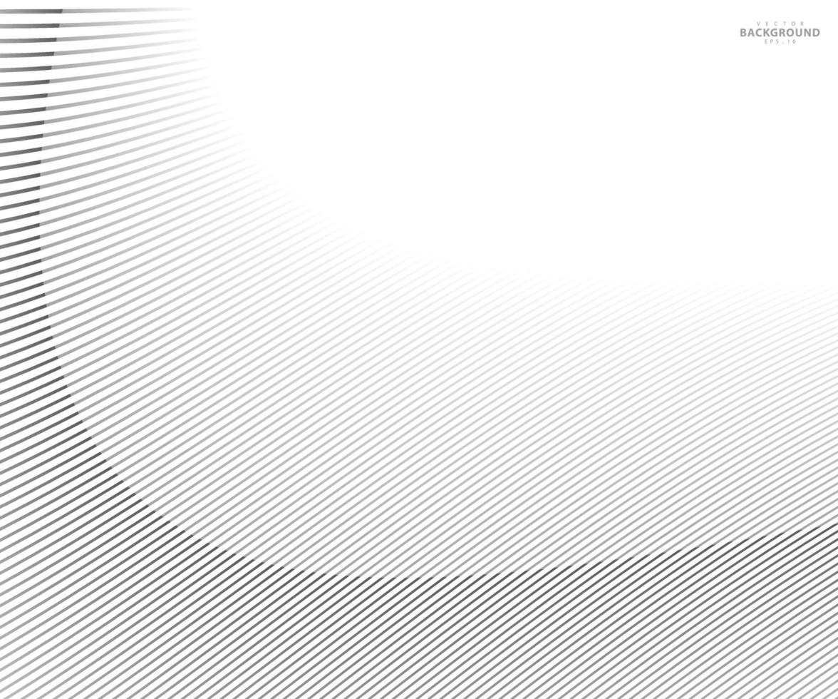 abstracte kromgetrokken diagonale gestreepte achtergrond. vector gebogen gedraaide schuine, golvende lijnentextuur. gloednieuwe stijl voor uw bedrijfsontwerp.