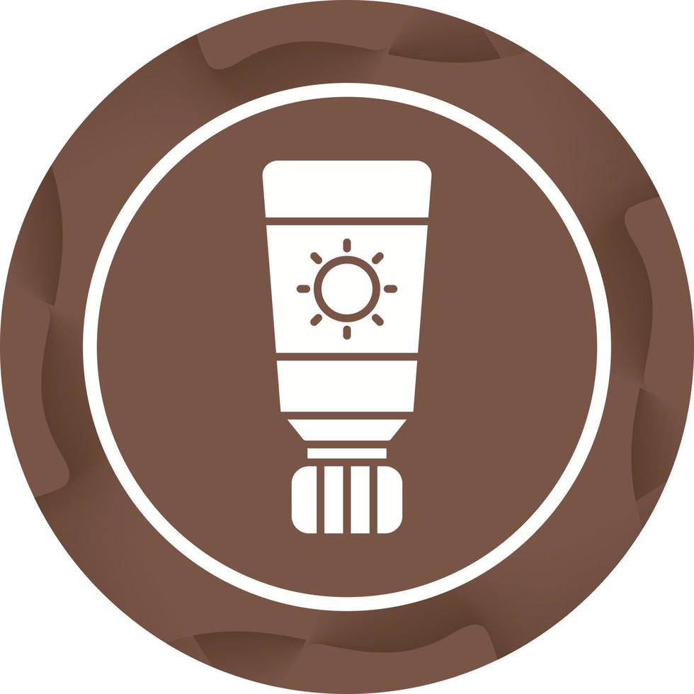 zonnebrandcrème vector icon