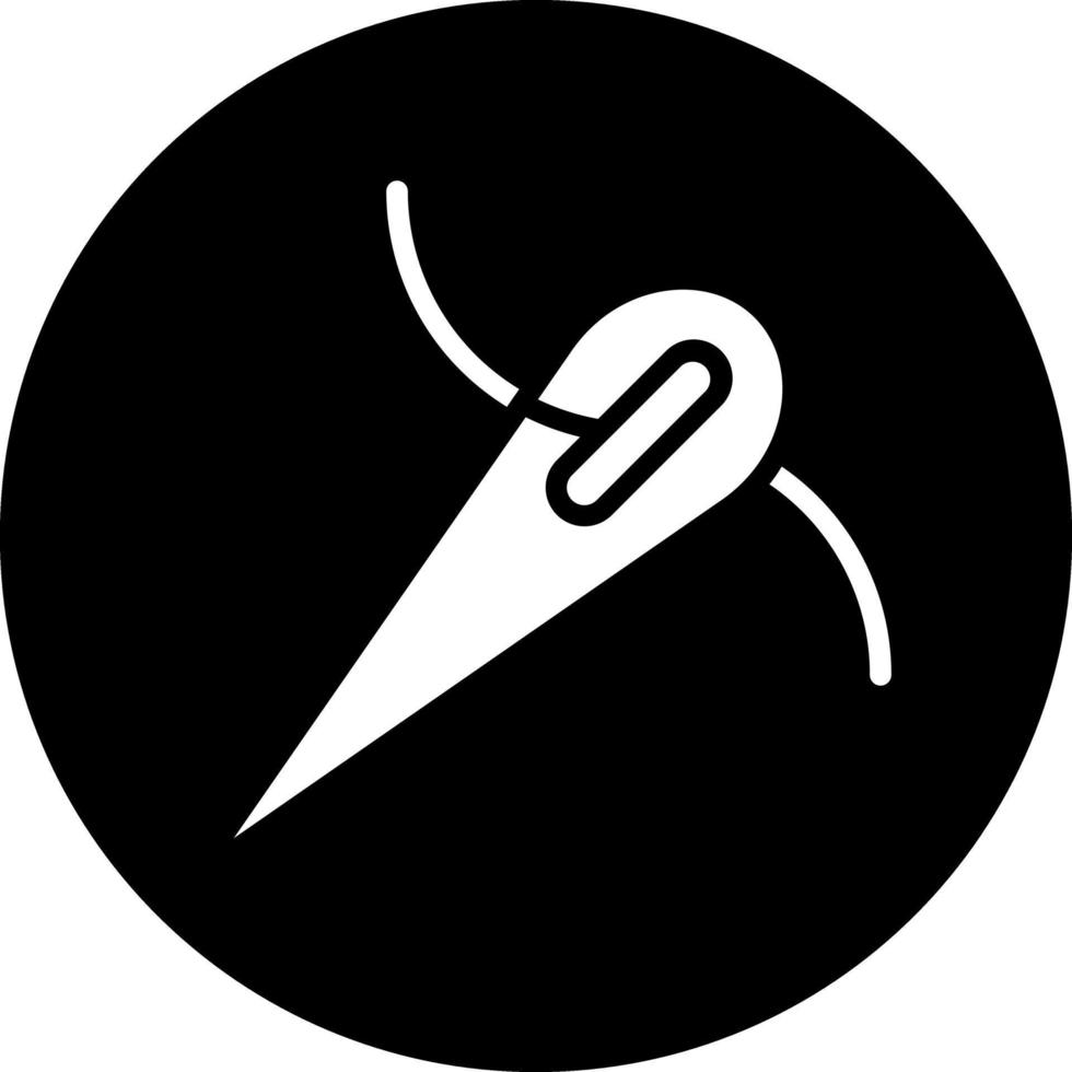 naald- vector icoon ontwerp