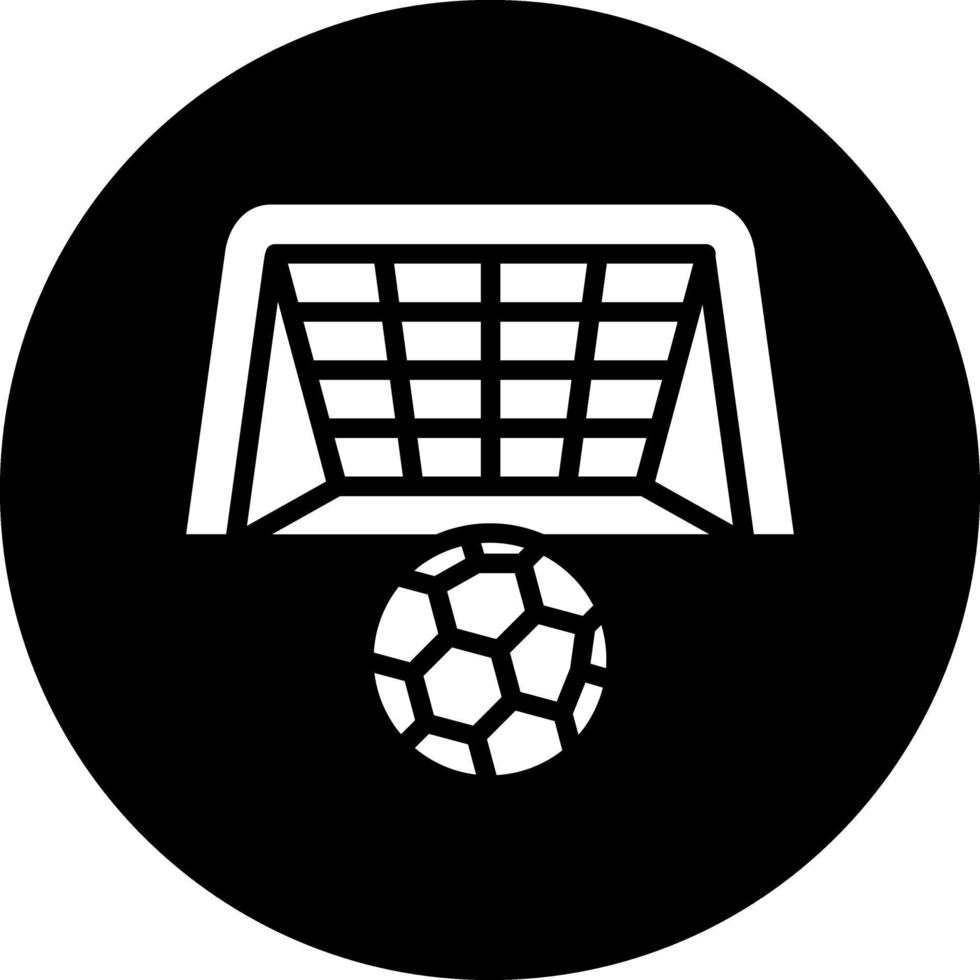 Amerikaans voetbal doel vector icoon ontwerp