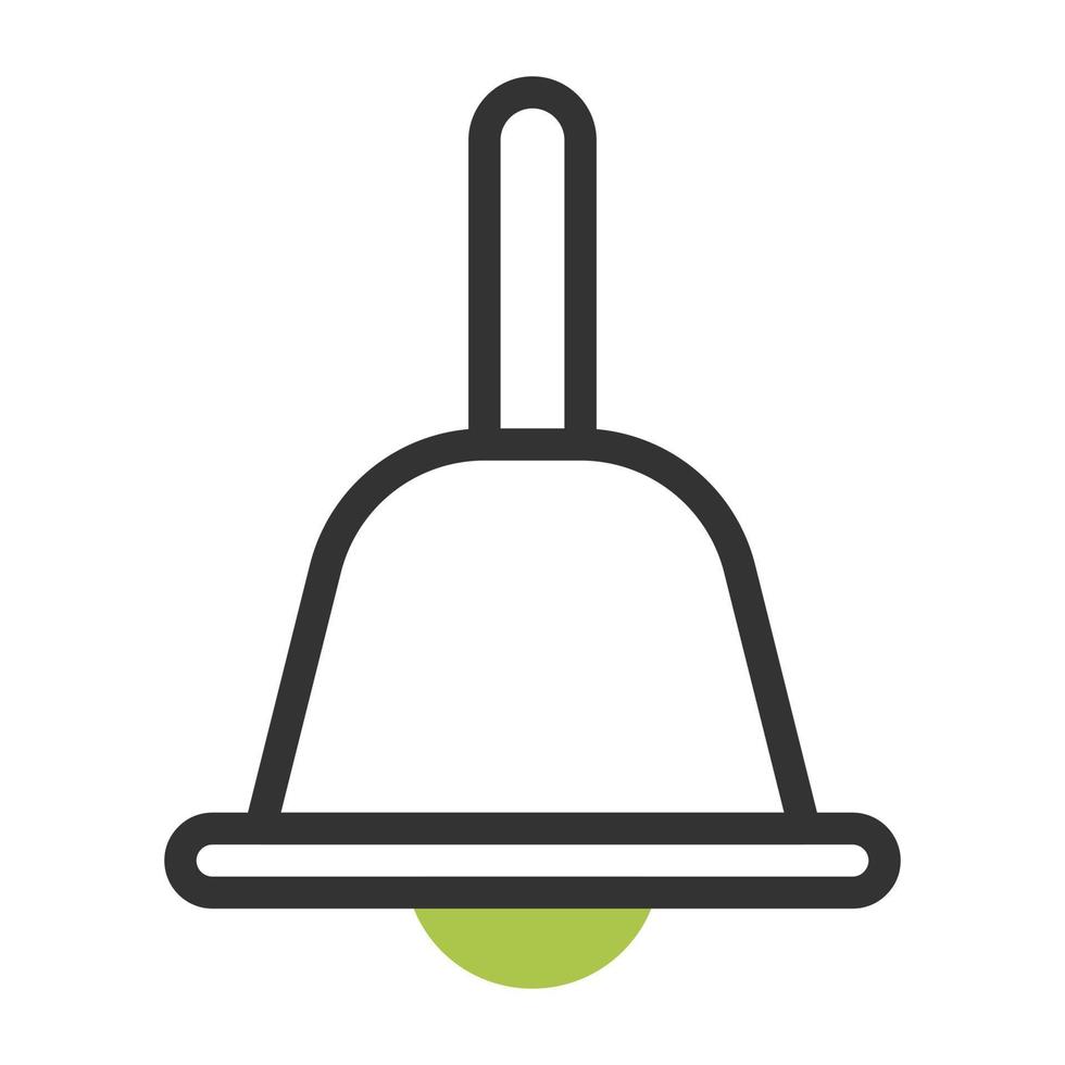 klok icoon duotoon grijs groen kleur Pasen symbool illustratie. vector