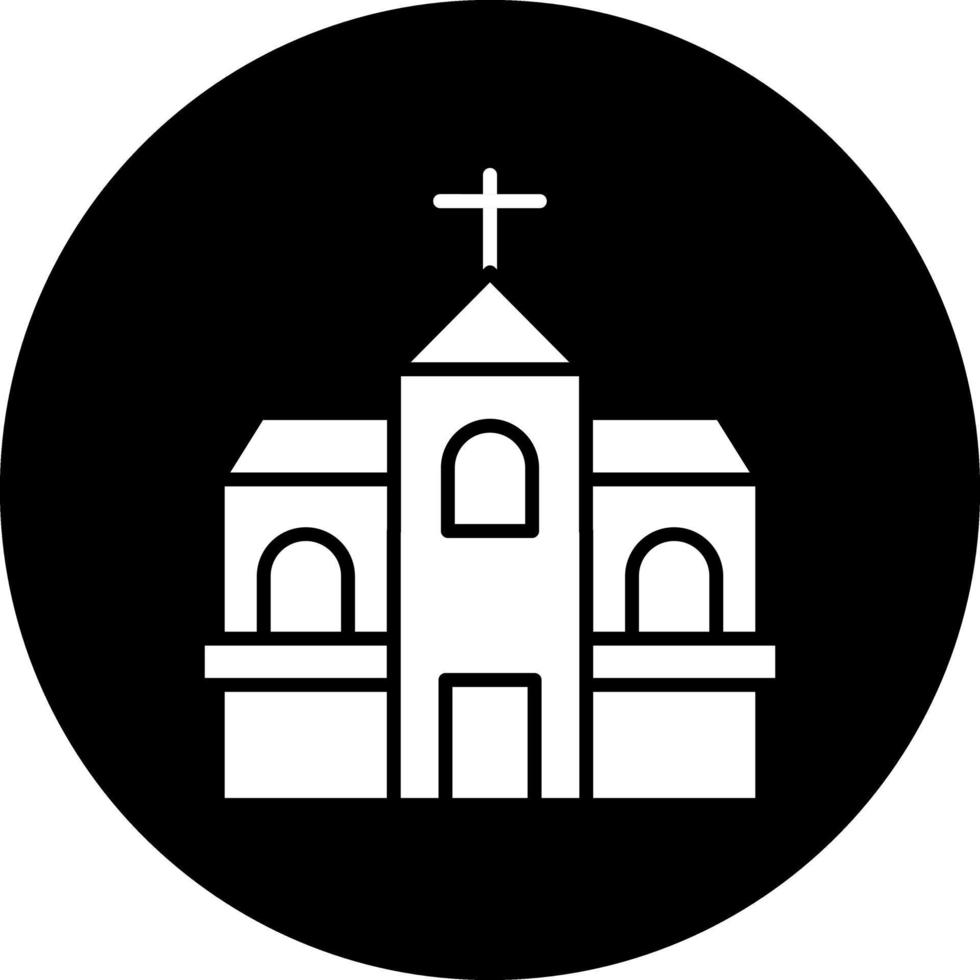 kerk vector icoon ontwerp