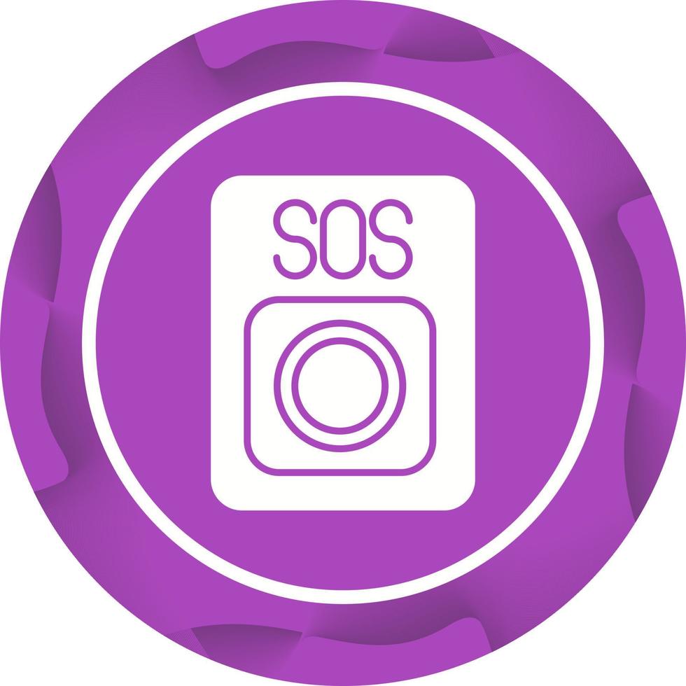 Sos vector icoon