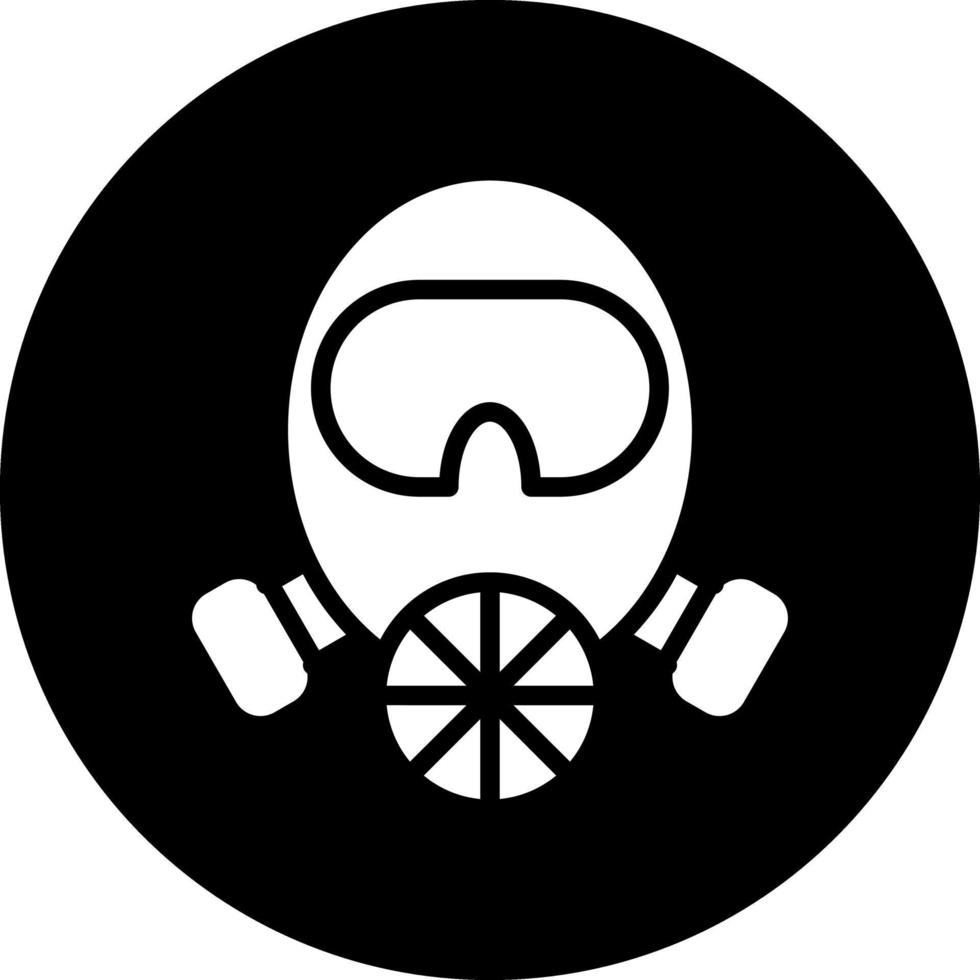 brandweerman masker vector icoon ontwerp