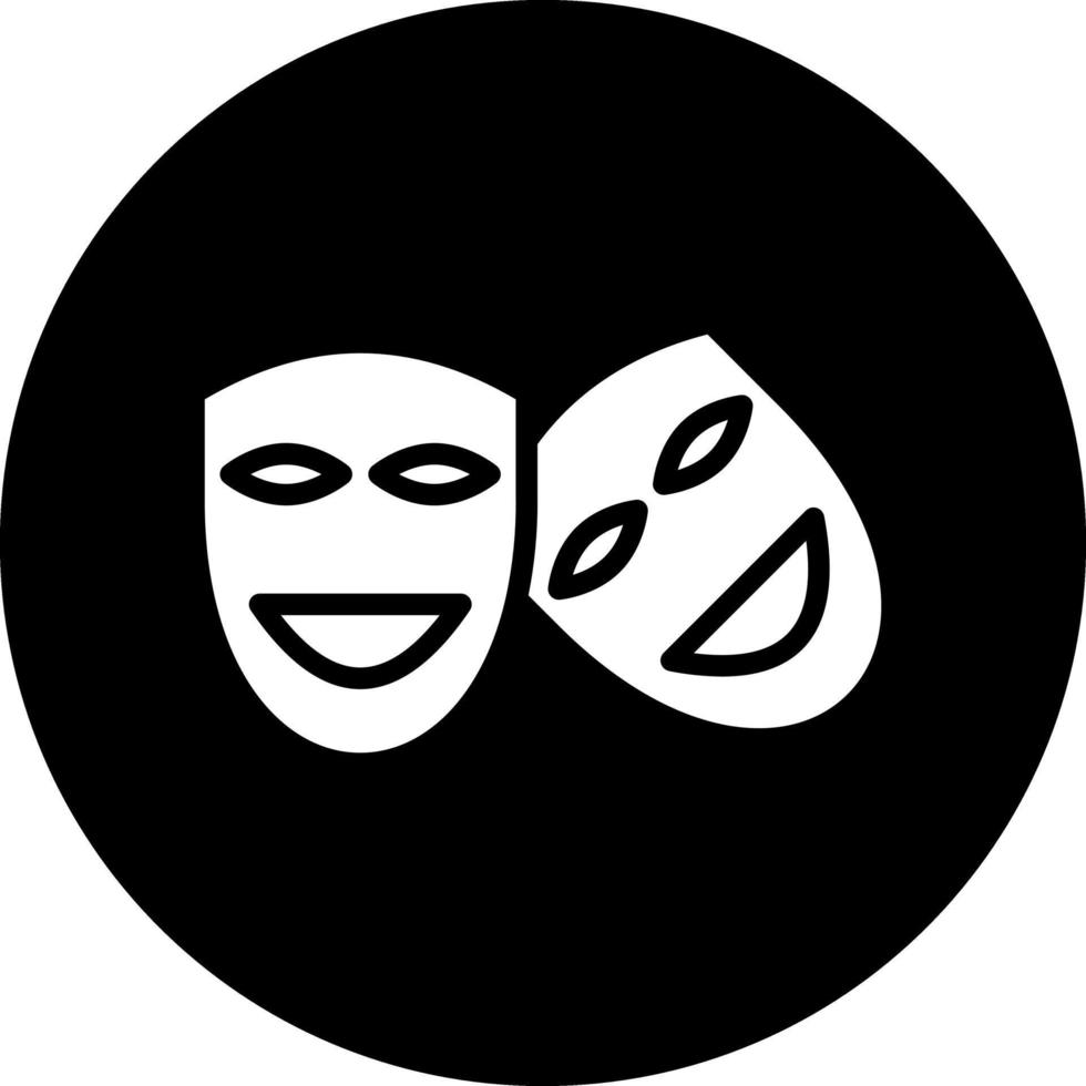 theater masker vector icoon ontwerp