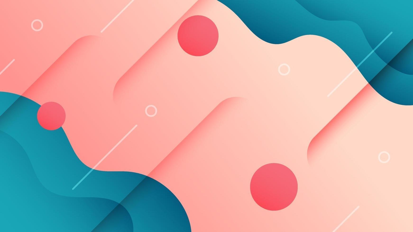 abstracte achtergrond vloeistof kleurrijk. creatieve banner met vloeiende vorm. vector illustratie.