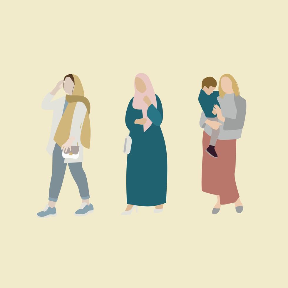 vrouwen vector illustratie