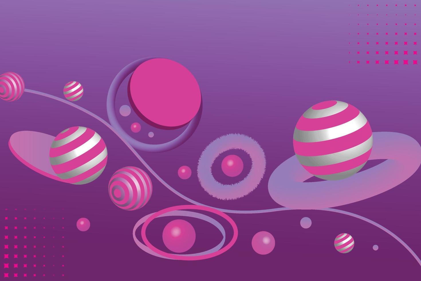 3d abstract achtergrond met kleurrijk 3d ballen , patroon ontwerp , 3d achtergrond vector illustratie