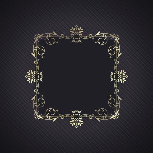 Elegante achtergrond met decoratief frame vector