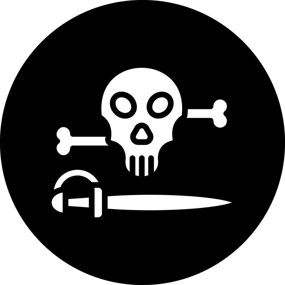 piraat Gevaar vector icoon ontwerp
