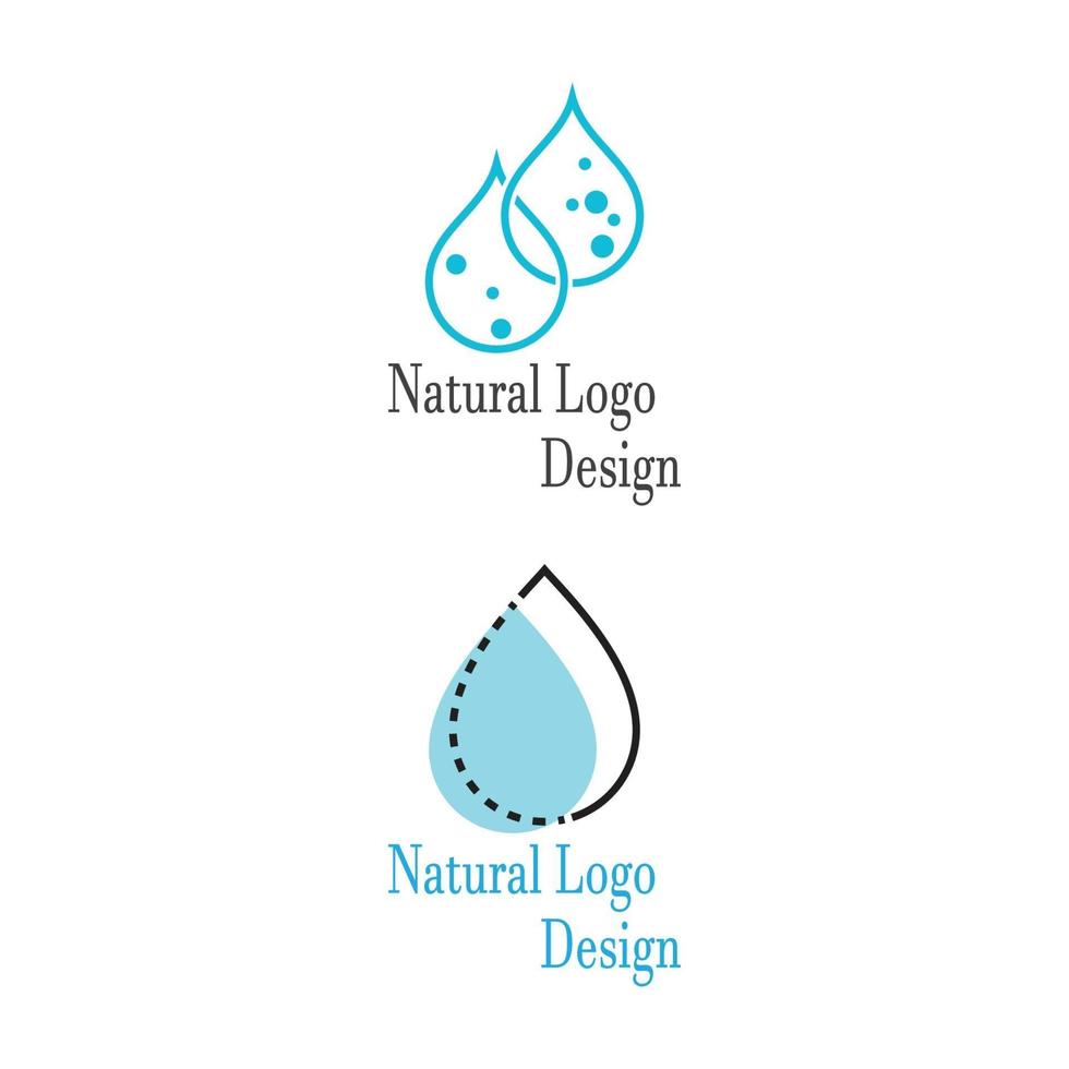 waterdruppel logo sjabloon vector illustratie ontwerp